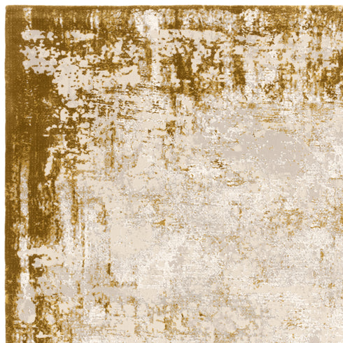 Lyza Rug Border Gold Rug